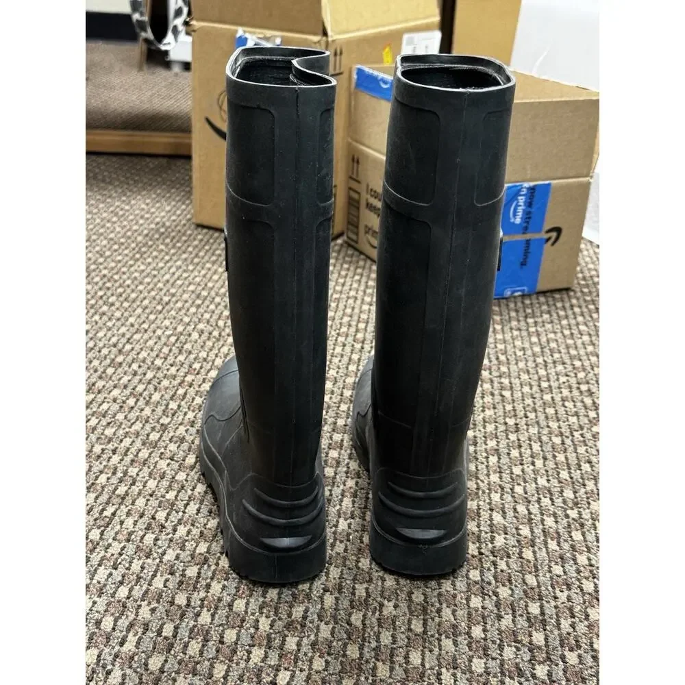 Genfoot Industrial Steel Toe Rubber Work Boots Mens Size 9 Slip Resistant
